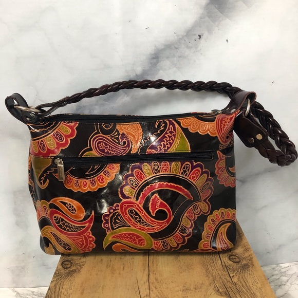 Handbags - Boho Embossed Leather Bag Made in India